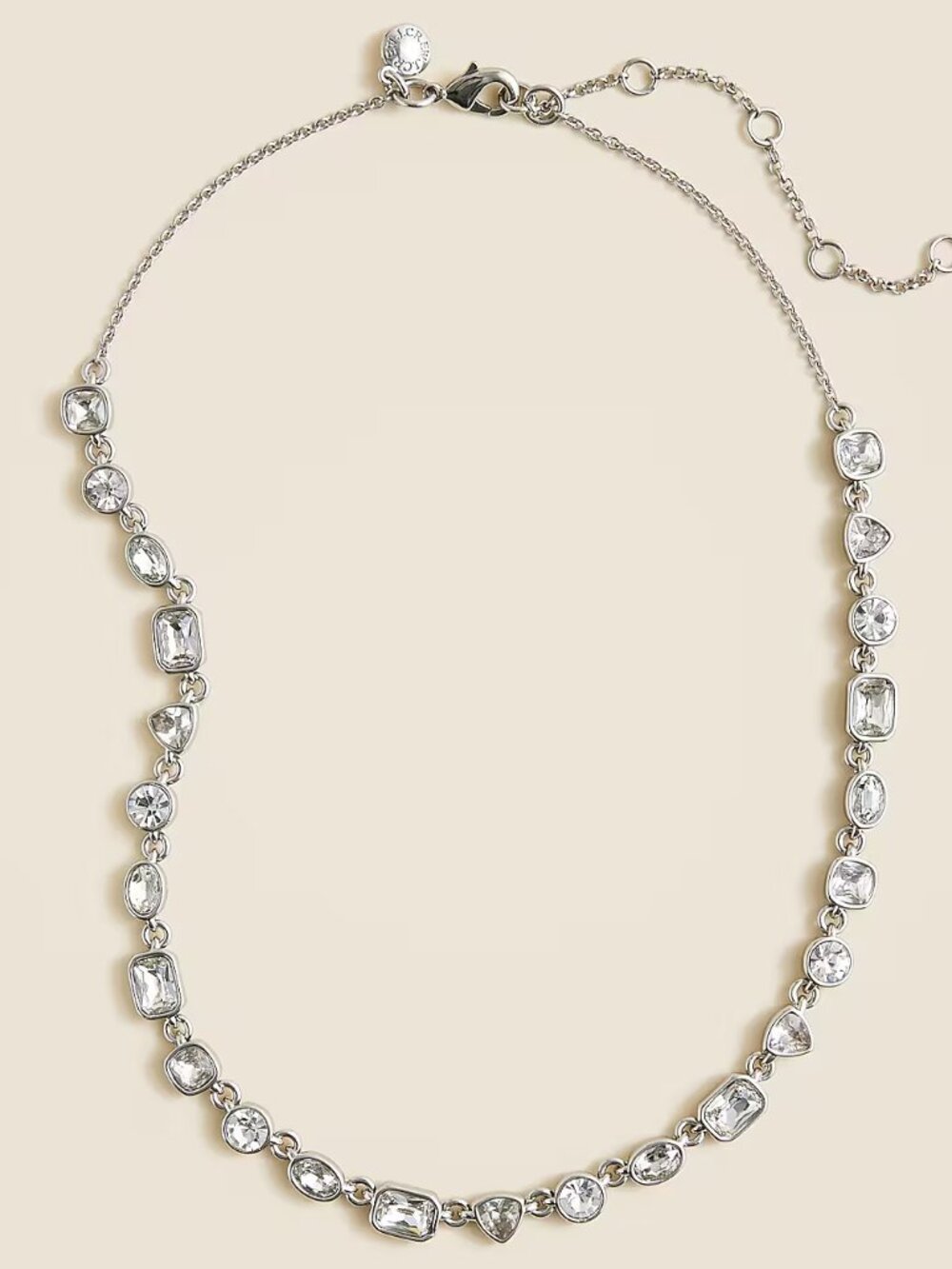 J. Crew Crystal Station Necklace/NWT